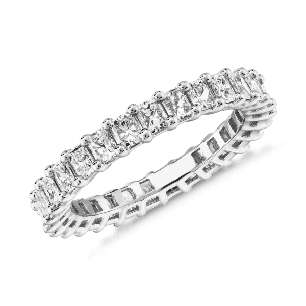 Radiant Cut Diamond Eternity Ring in Platinum (2.0 ct. tw.)