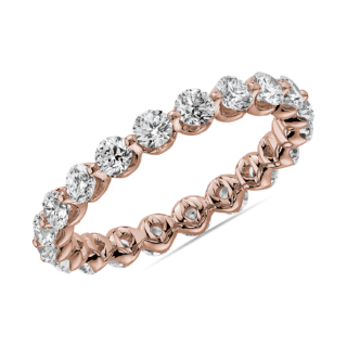 Floating Diamond Eternity Band in 14k Rose Gold (1 1/2 ct. tw.)