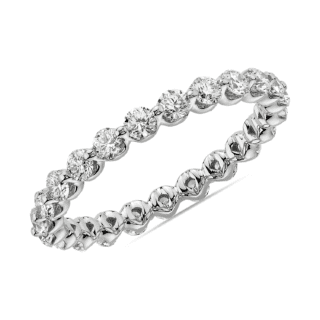 Floating Diamond Eternity Band in Platinum (1 ct. tw.)