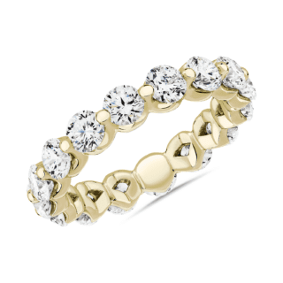 Floating Diamond Eternity Ring in 14k Yellow Gold (3 ct. tw.)