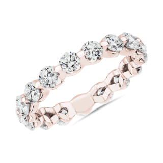 Floating Diamond Eternity Ring in 14k Rose Gold (2 ct. tw.)