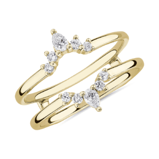 Crown Diamond Insert in 14k Yellow Gold (1/4 ct. tw.)