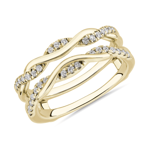 Double Twist Diamond Insert in 14k Yellow Gold (1/4 ct. tw.)