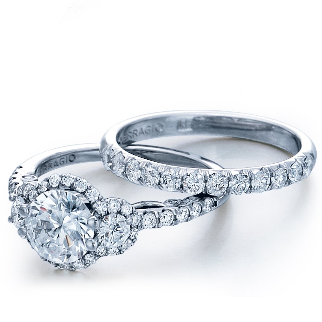 White Diamond Wedding Rings